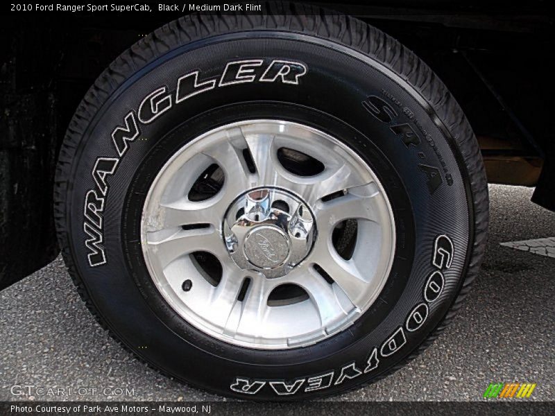 Black / Medium Dark Flint 2010 Ford Ranger Sport SuperCab