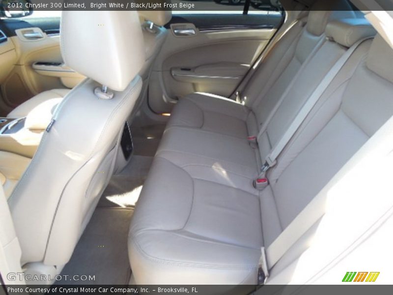 Bright White / Black/Light Frost Beige 2012 Chrysler 300 Limited