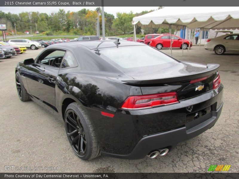 Black / Black 2015 Chevrolet Camaro SS/RS Coupe