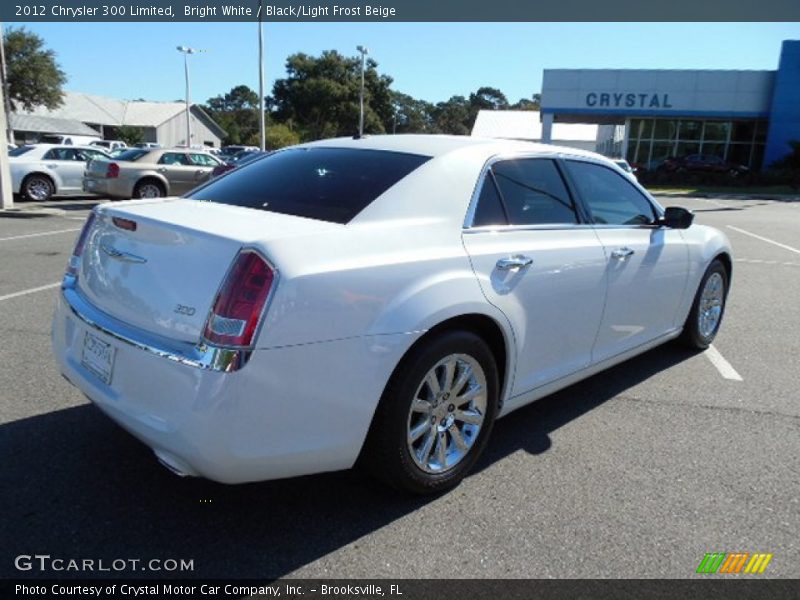 Bright White / Black/Light Frost Beige 2012 Chrysler 300 Limited
