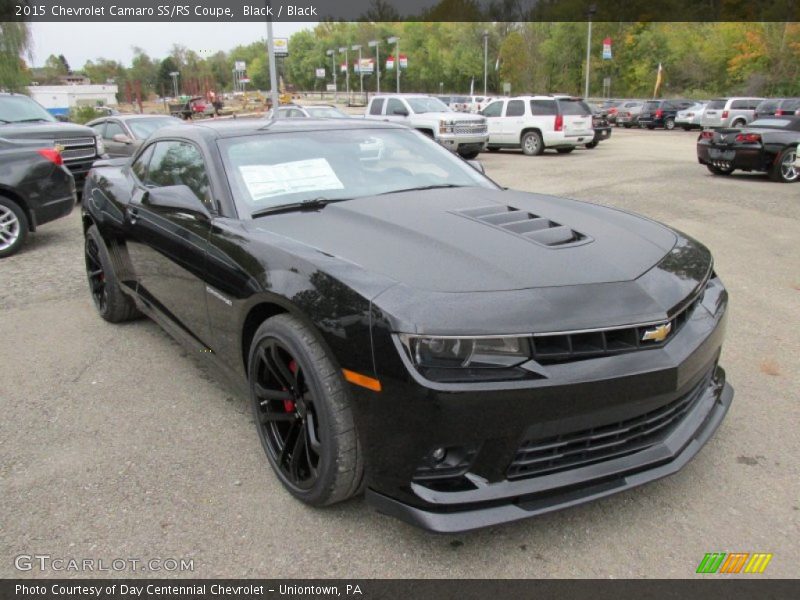 Black / Black 2015 Chevrolet Camaro SS/RS Coupe