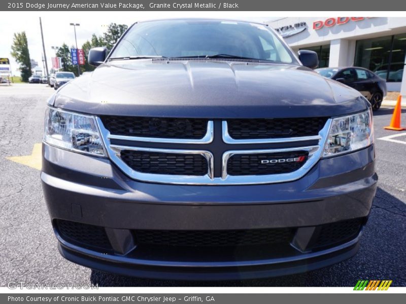 Granite Crystal Metallic / Black 2015 Dodge Journey American Value Package
