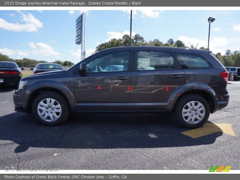Granite Crystal Metallic / Black 2015 Dodge Journey American Value Package