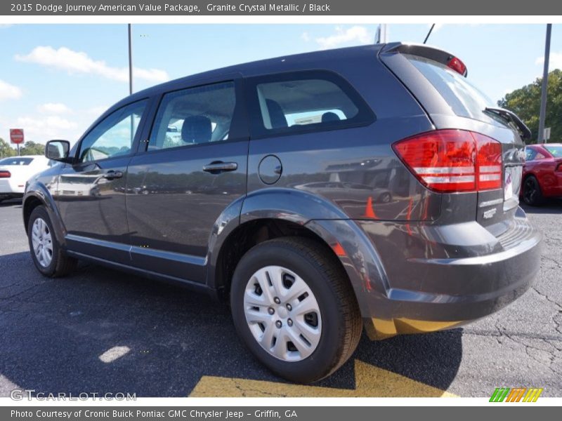 Granite Crystal Metallic / Black 2015 Dodge Journey American Value Package