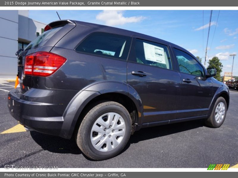 Granite Crystal Metallic / Black 2015 Dodge Journey American Value Package