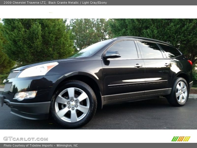 Black Granite Metallic / Light Gray/Ebony 2009 Chevrolet Traverse LTZ