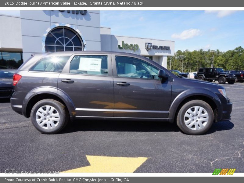 Granite Crystal Metallic / Black 2015 Dodge Journey American Value Package