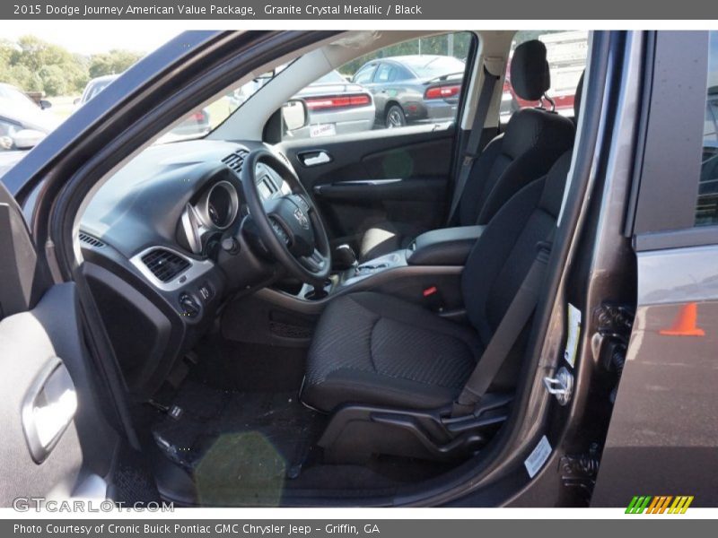 Granite Crystal Metallic / Black 2015 Dodge Journey American Value Package