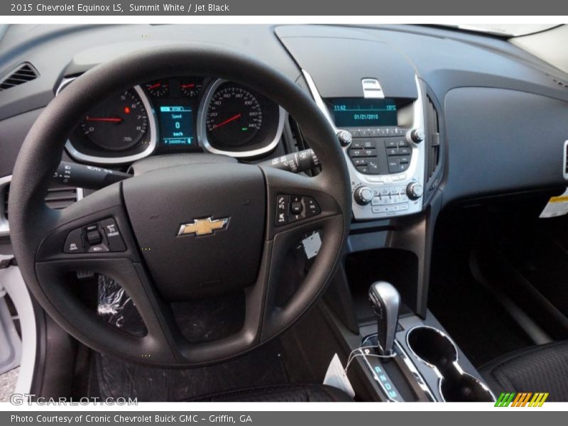 Summit White / Jet Black 2015 Chevrolet Equinox LS