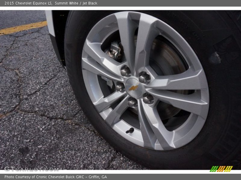 Summit White / Jet Black 2015 Chevrolet Equinox LS