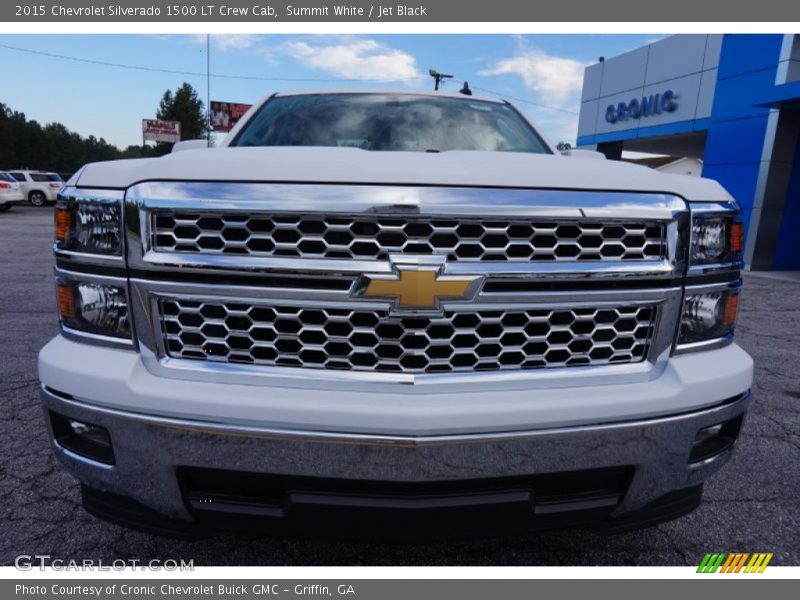 Summit White / Jet Black 2015 Chevrolet Silverado 1500 LT Crew Cab