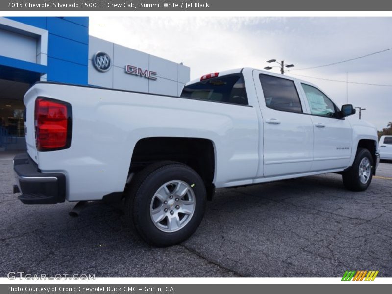 Summit White / Jet Black 2015 Chevrolet Silverado 1500 LT Crew Cab