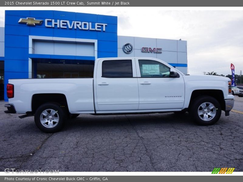 Summit White / Jet Black 2015 Chevrolet Silverado 1500 LT Crew Cab