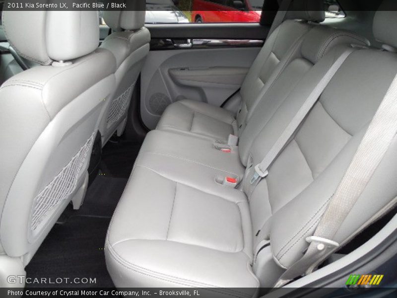 Pacific Blue / Black 2011 Kia Sorento LX