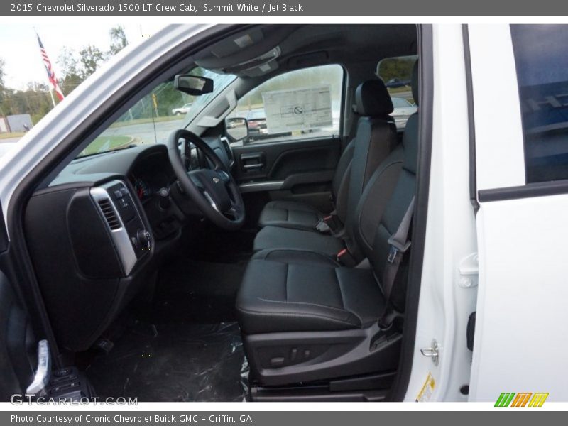 Summit White / Jet Black 2015 Chevrolet Silverado 1500 LT Crew Cab