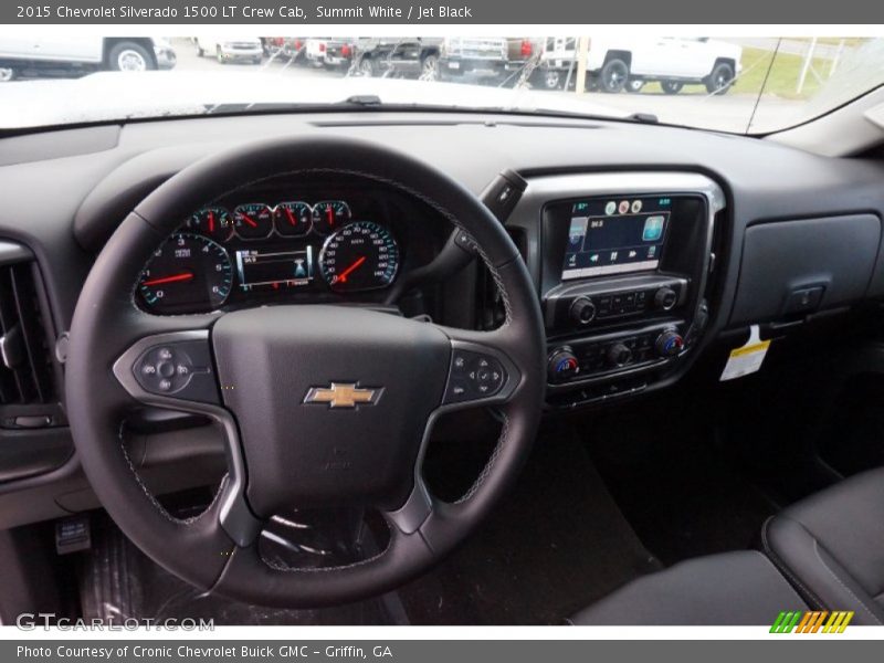 Summit White / Jet Black 2015 Chevrolet Silverado 1500 LT Crew Cab