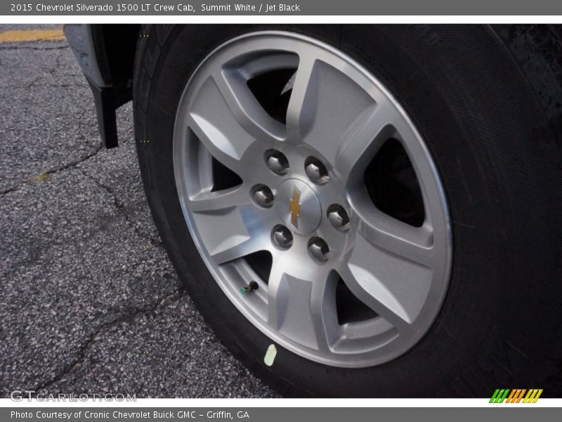 Summit White / Jet Black 2015 Chevrolet Silverado 1500 LT Crew Cab