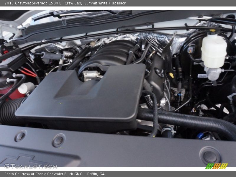 Summit White / Jet Black 2015 Chevrolet Silverado 1500 LT Crew Cab