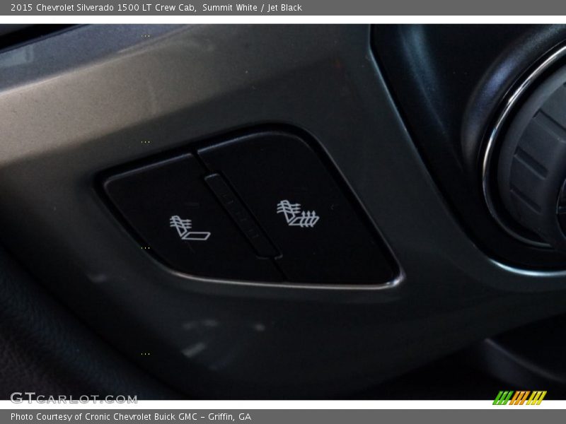 Summit White / Jet Black 2015 Chevrolet Silverado 1500 LT Crew Cab