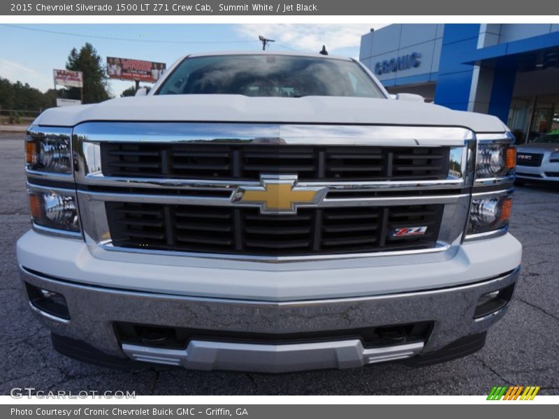 Summit White / Jet Black 2015 Chevrolet Silverado 1500 LT Z71 Crew Cab
