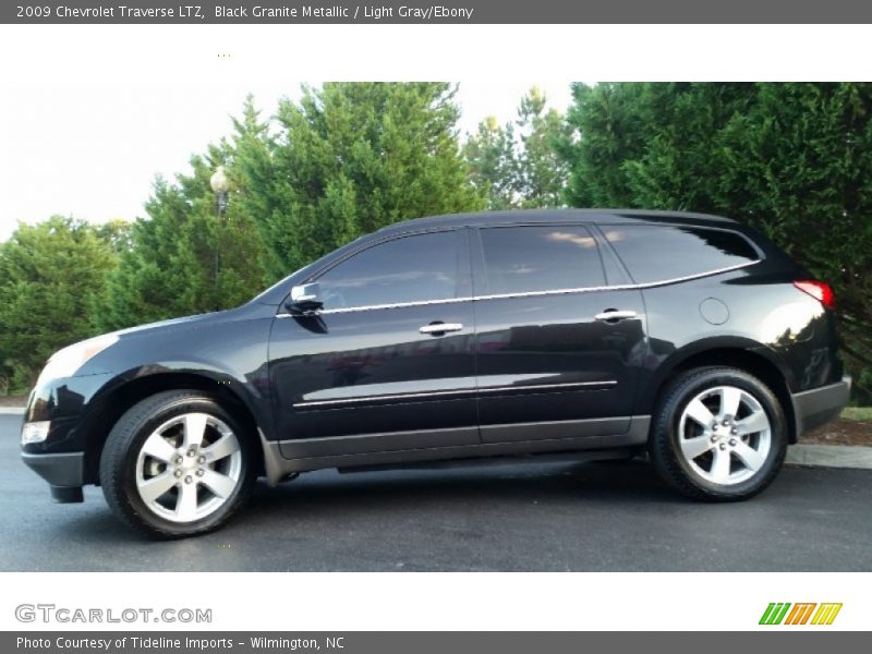 Black Granite Metallic / Light Gray/Ebony 2009 Chevrolet Traverse LTZ