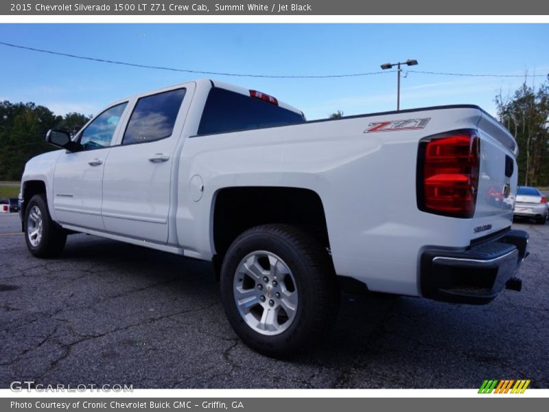 Summit White / Jet Black 2015 Chevrolet Silverado 1500 LT Z71 Crew Cab