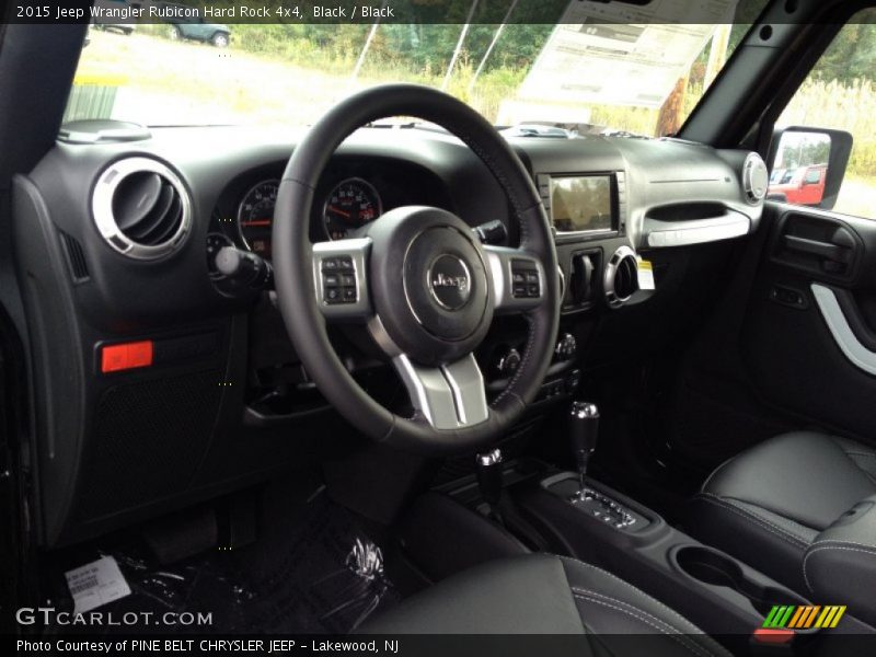 Black / Black 2015 Jeep Wrangler Rubicon Hard Rock 4x4