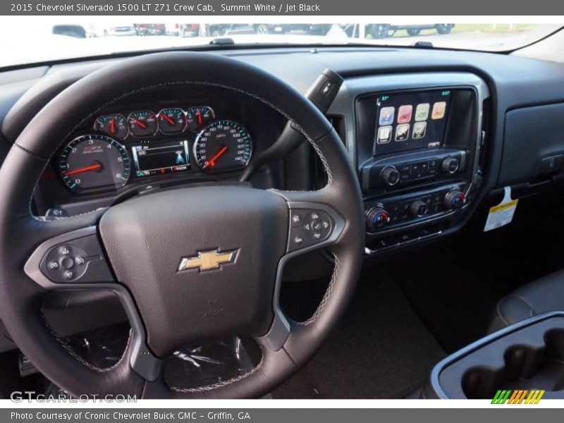 Summit White / Jet Black 2015 Chevrolet Silverado 1500 LT Z71 Crew Cab