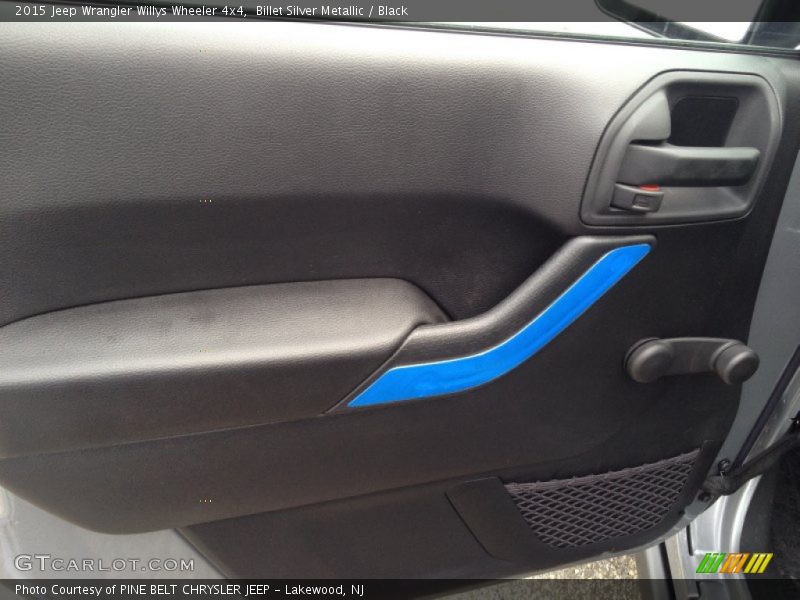 Billet Silver Metallic / Black 2015 Jeep Wrangler Willys Wheeler 4x4