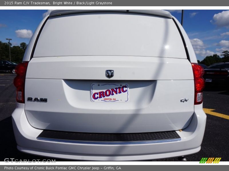 Bright White / Black/Light Graystone 2015 Ram C/V Tradesman