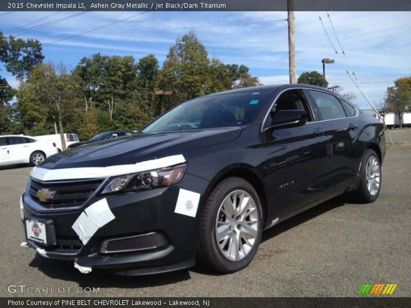 Ashen Gray Metallic / Jet Black/Dark Titanium 2015 Chevrolet Impala LS