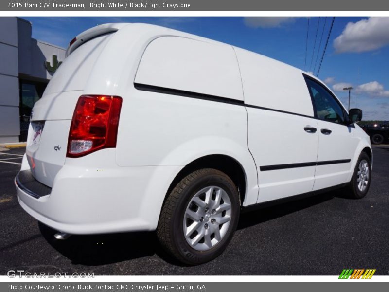Bright White / Black/Light Graystone 2015 Ram C/V Tradesman