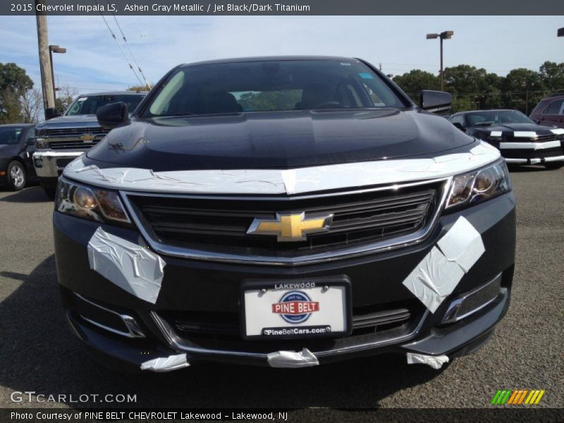 Ashen Gray Metallic / Jet Black/Dark Titanium 2015 Chevrolet Impala LS