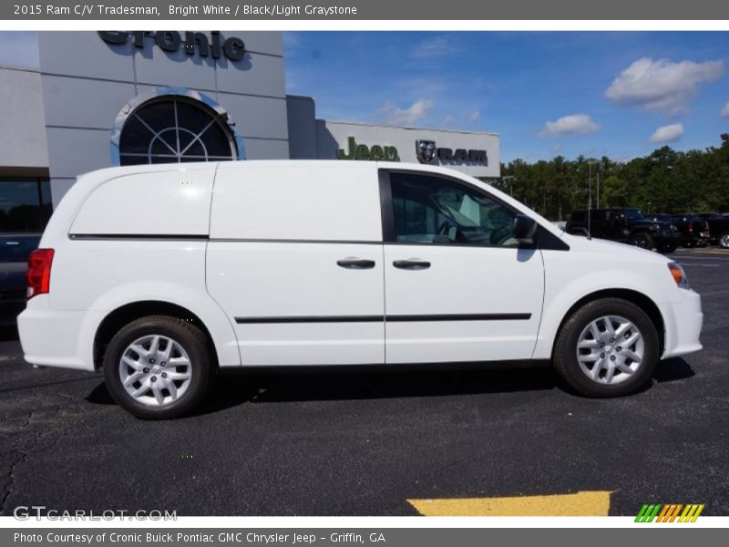 Bright White / Black/Light Graystone 2015 Ram C/V Tradesman