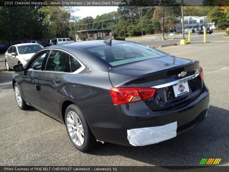 Ashen Gray Metallic / Jet Black/Dark Titanium 2015 Chevrolet Impala LS