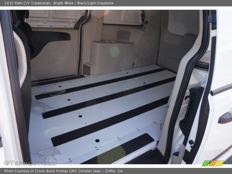 Bright White / Black/Light Graystone 2015 Ram C/V Tradesman