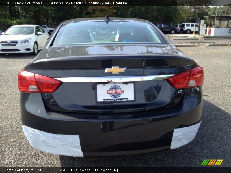 Ashen Gray Metallic / Jet Black/Dark Titanium 2015 Chevrolet Impala LS