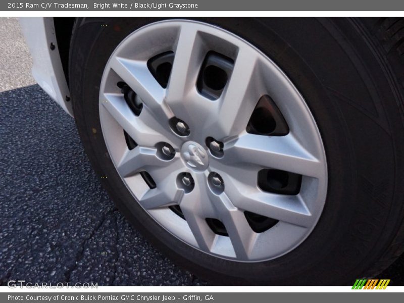 Bright White / Black/Light Graystone 2015 Ram C/V Tradesman