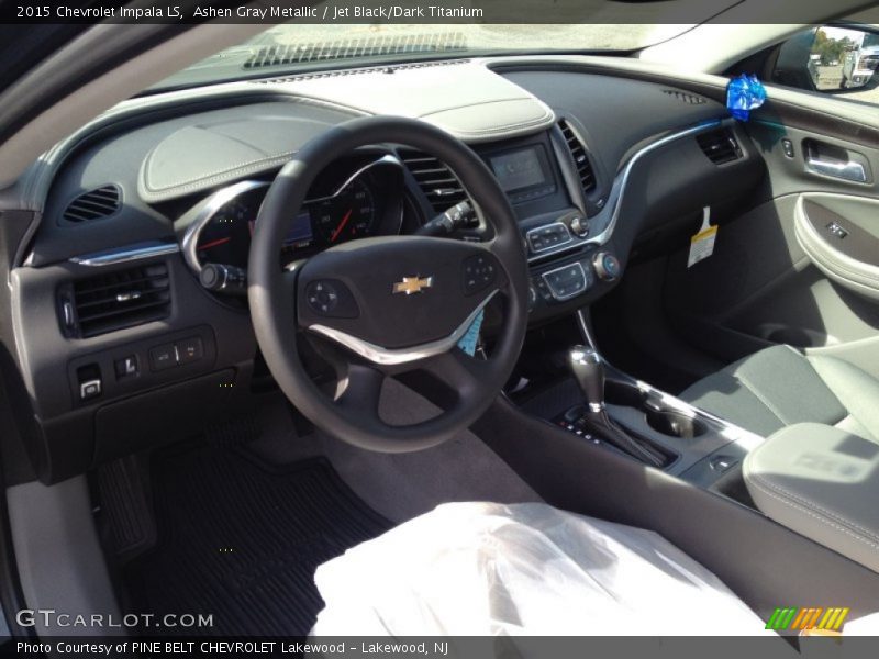 Ashen Gray Metallic / Jet Black/Dark Titanium 2015 Chevrolet Impala LS