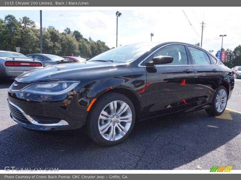 Black / Black/Linen 2015 Chrysler 200 Limited
