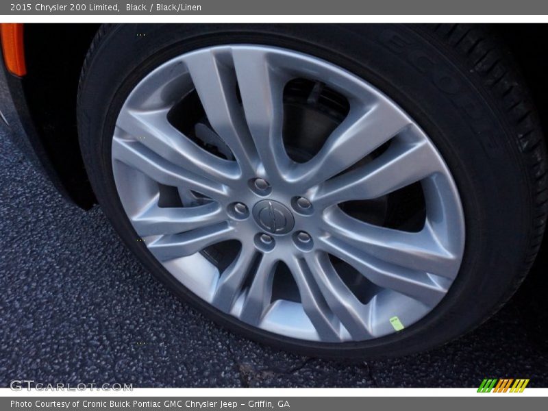 Black / Black/Linen 2015 Chrysler 200 Limited