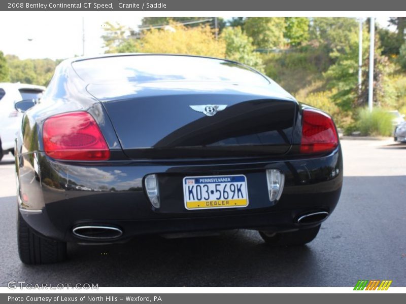 Granite / Saddle 2008 Bentley Continental GT Speed