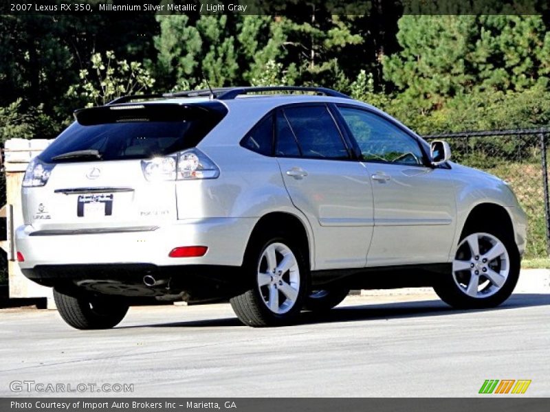 Millennium Silver Metallic / Light Gray 2007 Lexus RX 350