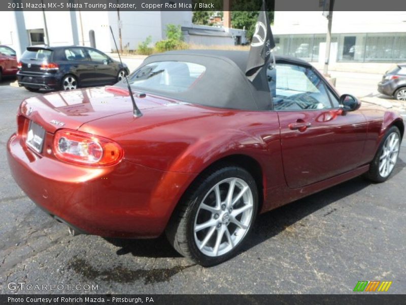 Copper Red Mica / Black 2011 Mazda MX-5 Miata Touring Roadster