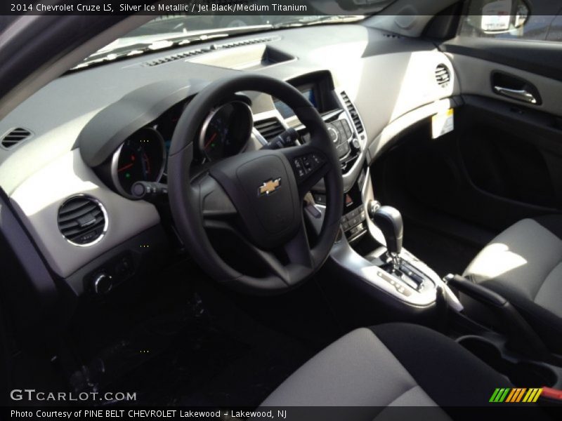 Silver Ice Metallic / Jet Black/Medium Titanium 2014 Chevrolet Cruze LS