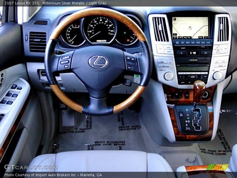 Millennium Silver Metallic / Light Gray 2007 Lexus RX 350