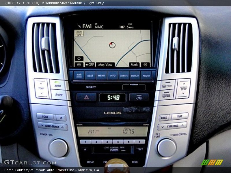 Millennium Silver Metallic / Light Gray 2007 Lexus RX 350