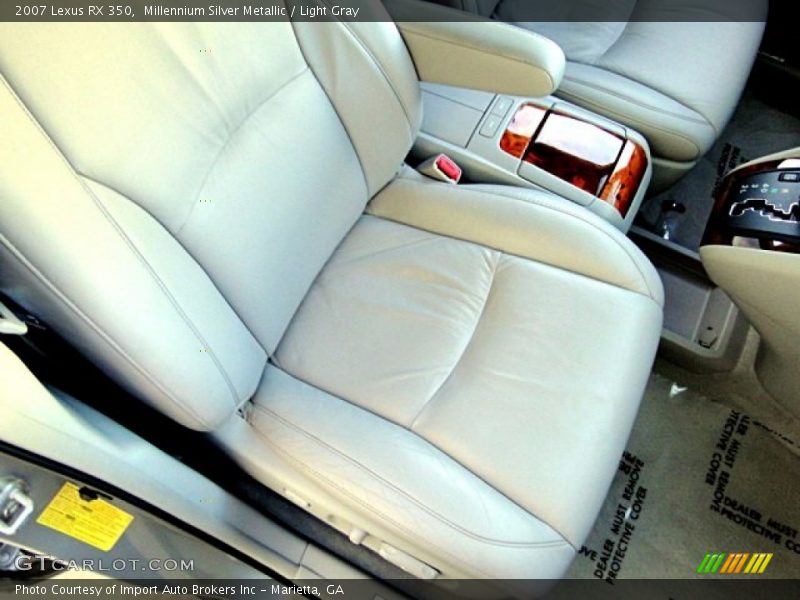 Millennium Silver Metallic / Light Gray 2007 Lexus RX 350