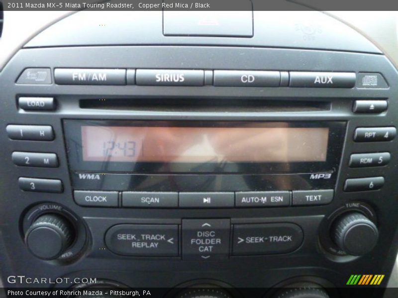 Audio System of 2011 MX-5 Miata Touring Roadster