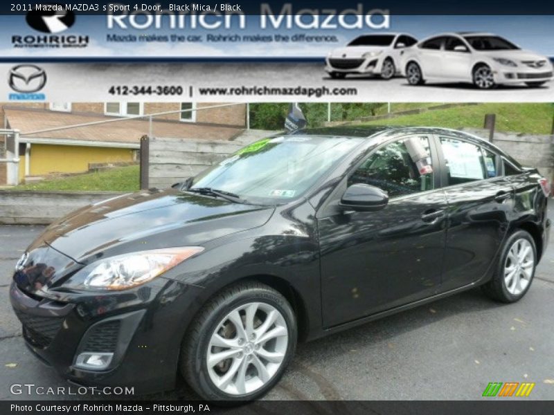 Black Mica / Black 2011 Mazda MAZDA3 s Sport 4 Door